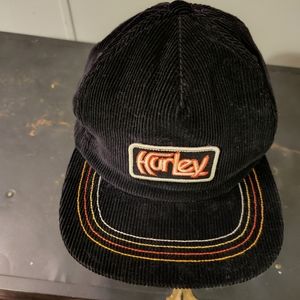 HURLEY Corduroy Flatbill Strapback
